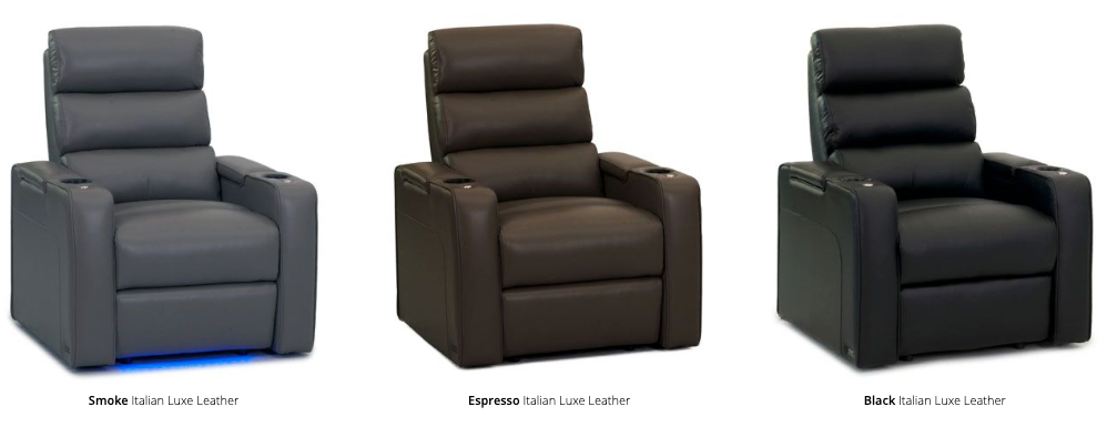 Kinosofa HR Dream Luxe Rett Black/Smoke/Espresso