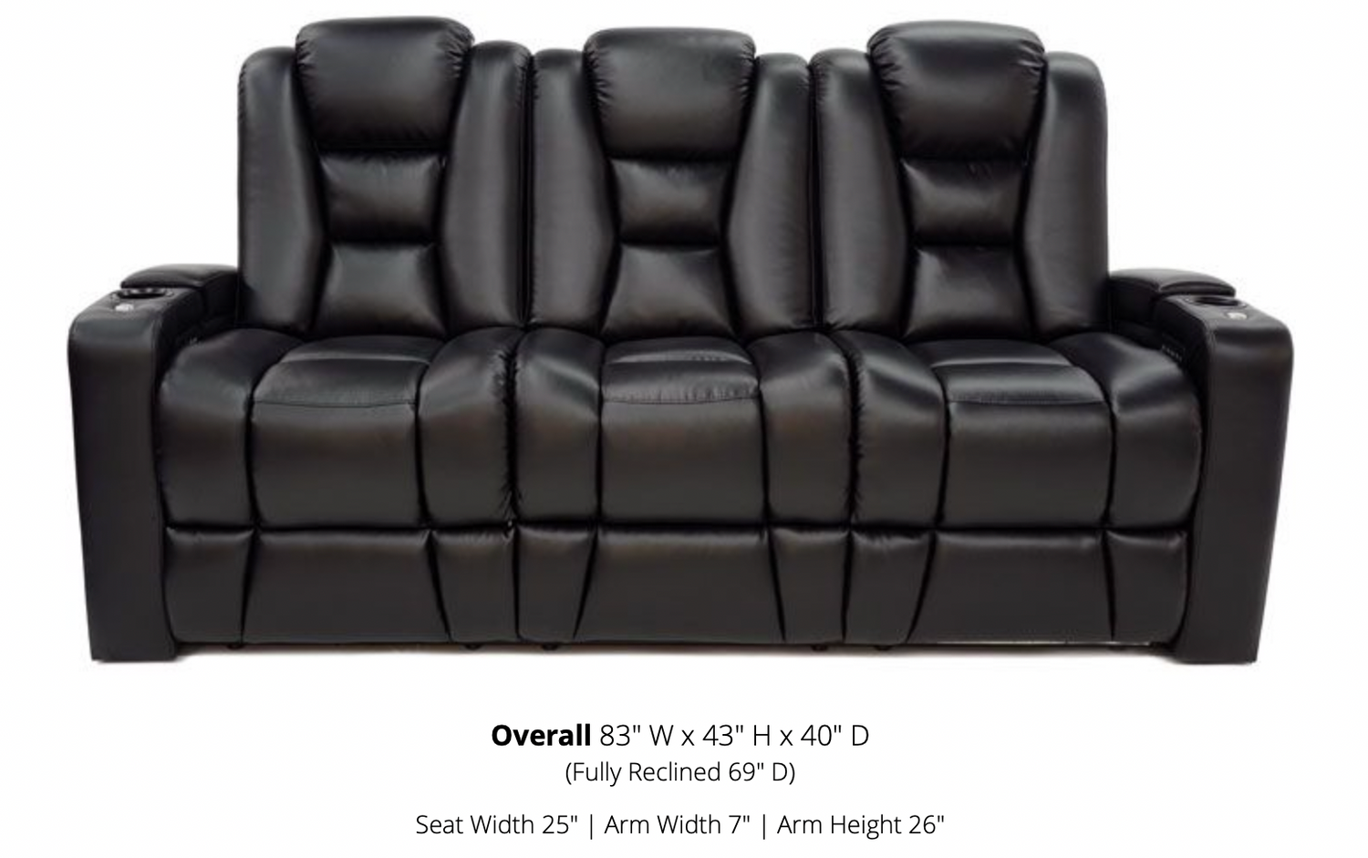 Dimensioner Mega 950 Sofa