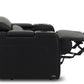 Kinosofa HR Dream Luxe Rett Black/Smoke/Espresso