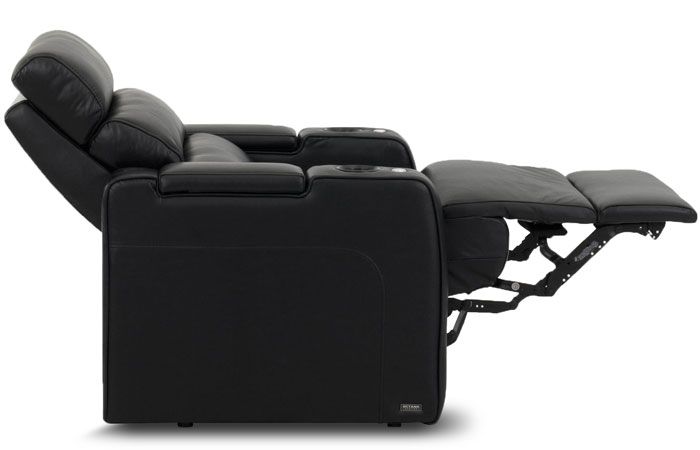 Kinosofa HR Dream Luxe Rett Black/Smoke/Espresso