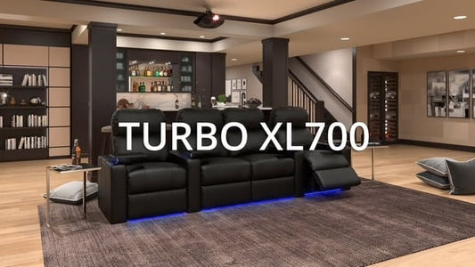 Biosoffa XL700 Smartsuede Rak Svart