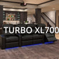 Kinosofa XL700 Turbo Rett Sort