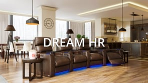 Biografsofa HR Dream Stright Sort